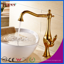 Fyeer Gold Plated Bathroom Vessel Faucet